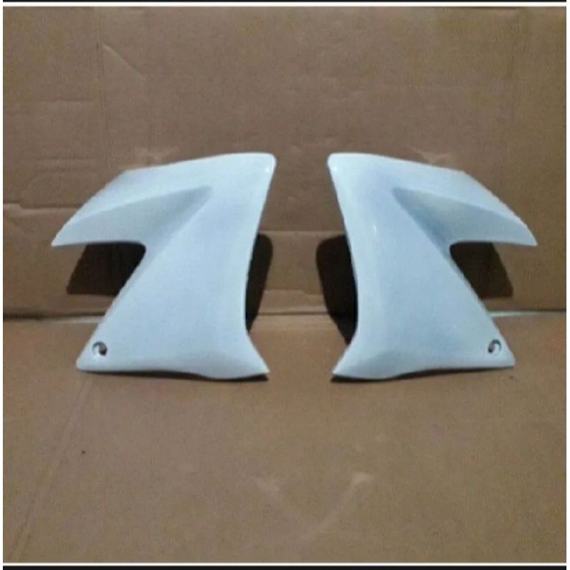 SAYAP COVER TANGKI YAMAHA VIXION OLD WARNA PUTIH SATU PASANG KANAN KIRi cokro variasi