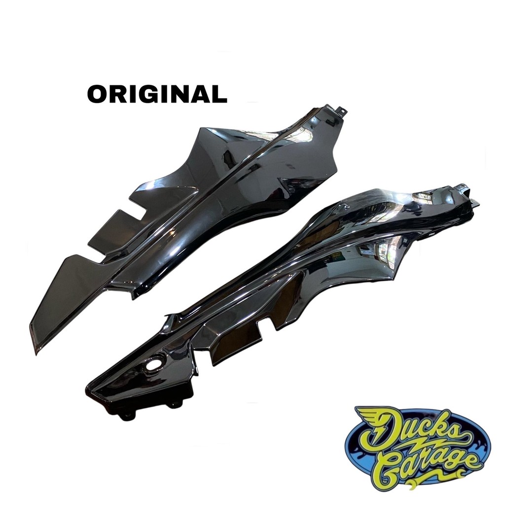 Cover Body Samping Kiri Kanan Suzuki RC110 Crystal Hitam Original