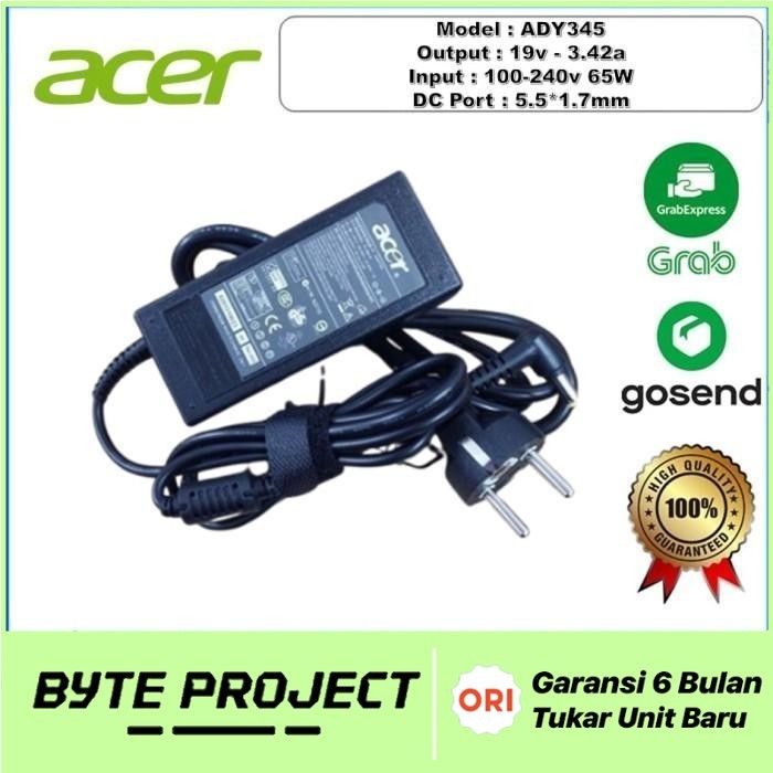 Adaptor Charger Acer Aspire 4750 4750Z 4750G 4750ZG 4840 4840G Series