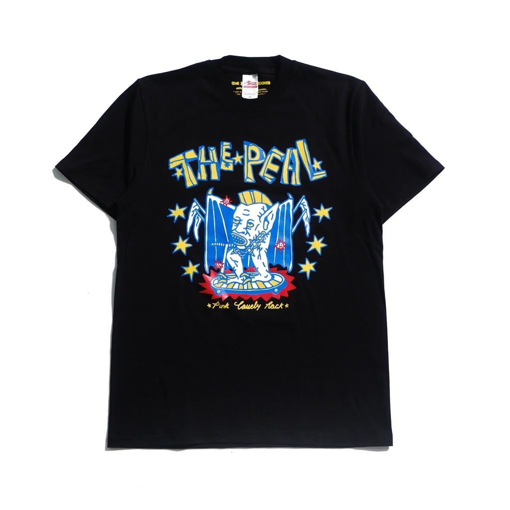 Kaos Unisex Tee Tshirt THE PEAL - PUNK LOVELY (black)