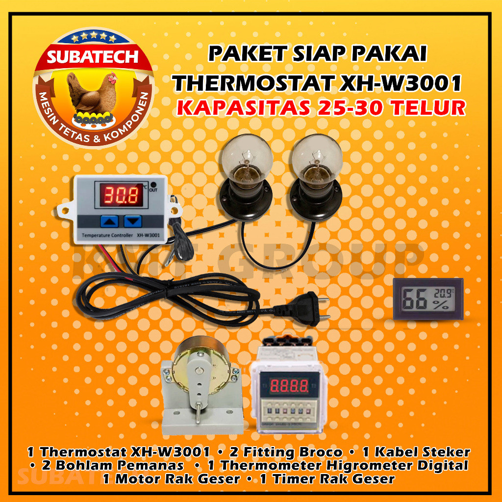 TERASHOP Paket Mesin Tetas Telur Full Otomatis Rak Geser Penetas Telur Otomatis