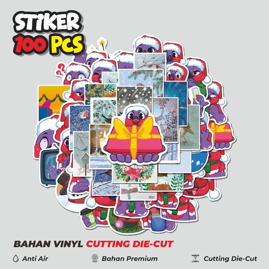 

Terbaru! 50 pcs Stiker Finch Dekorasi Lucu Kreatif untuk Notebook, Skateboard, HP