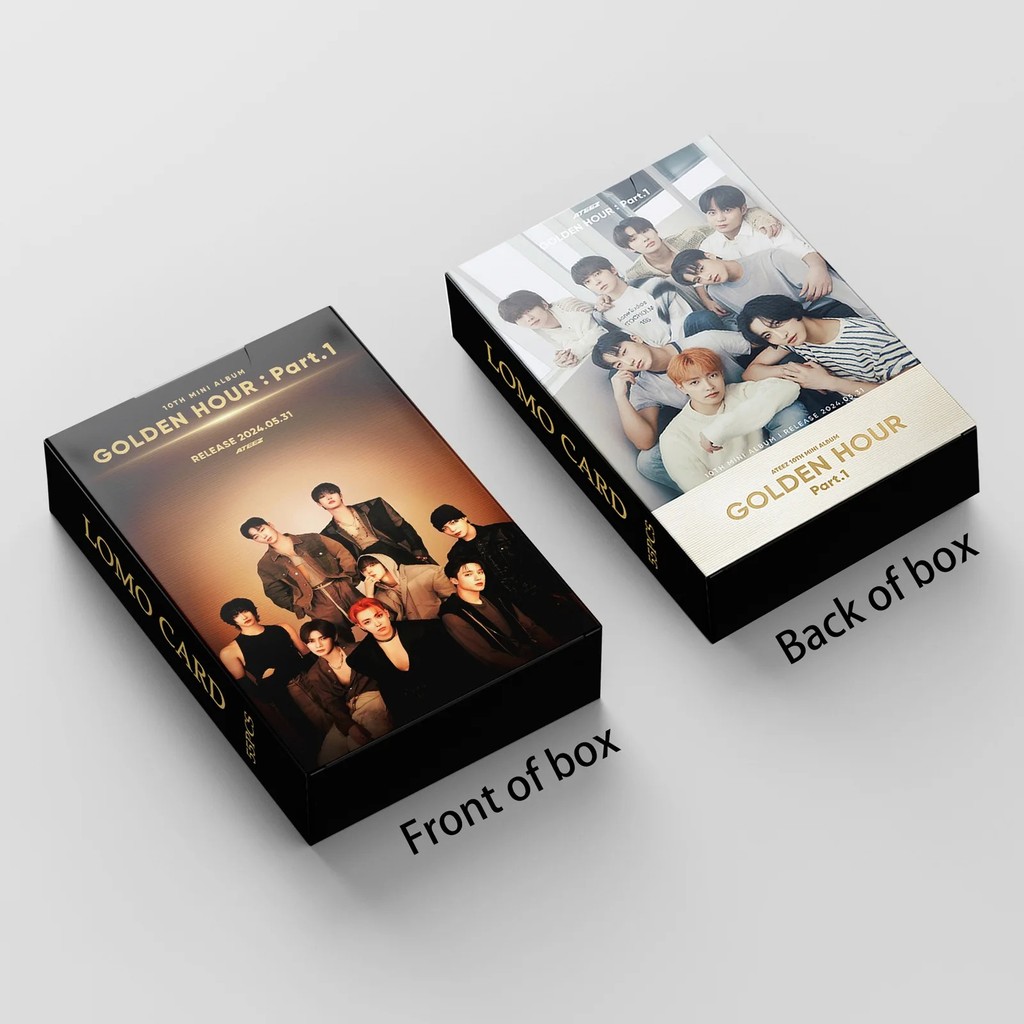 

55pcs/Set Kpop 2024 SUMMER PHOTOBOOK Lomo cards Ateez GOLDEN HOUR Photocards for fans gift