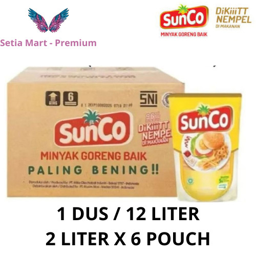 FLAVORYA 12 LITER Minyak Goreng Sunco 1 Karton / Minyak Sunco 1 Karton