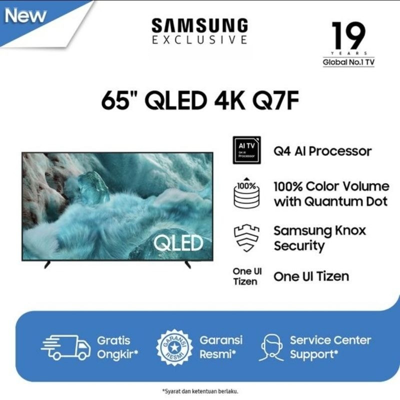 QLED TV Samsung QA65Q7FA 4K Smart TV 65 Inch