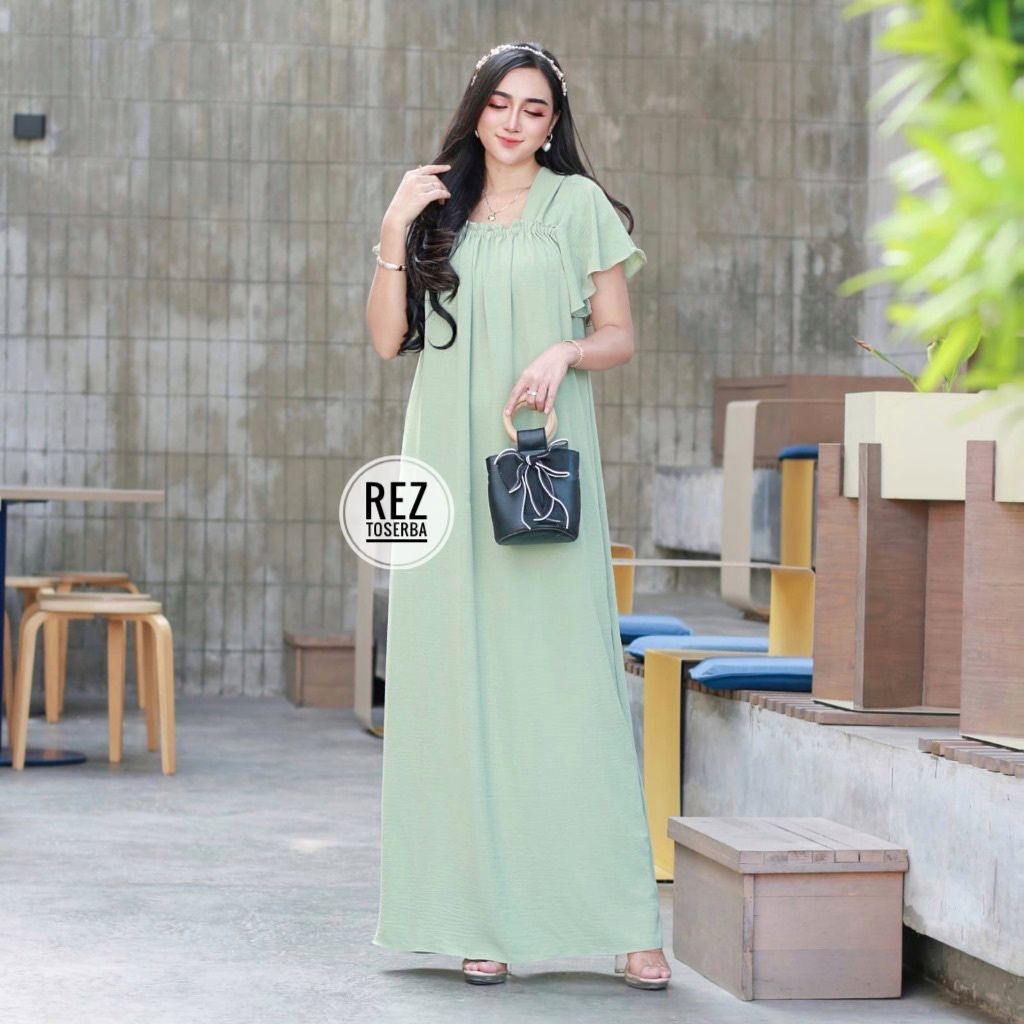 DASTER CRINKLE LAURA LONG DRESS | LAURA LONGDRESS