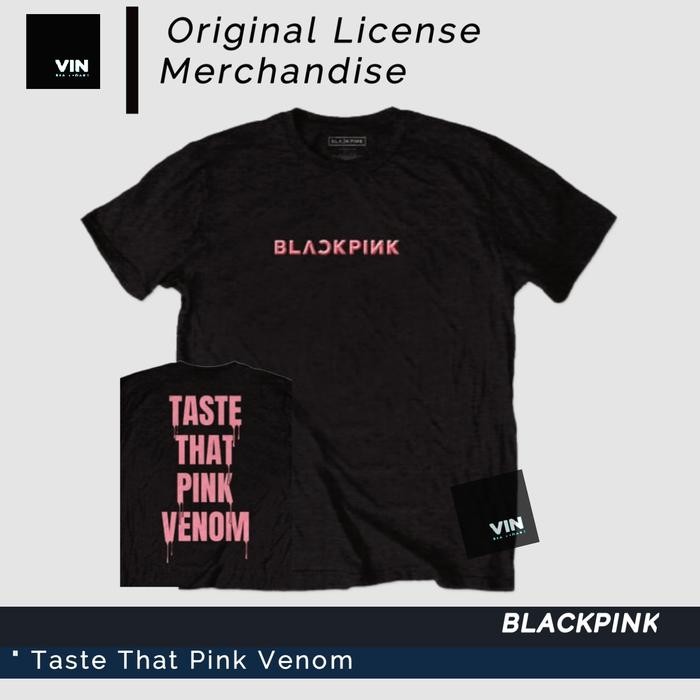 (COD) blackpink BLACKPINK Black Pink T shirt Kaos Orginal Official - S