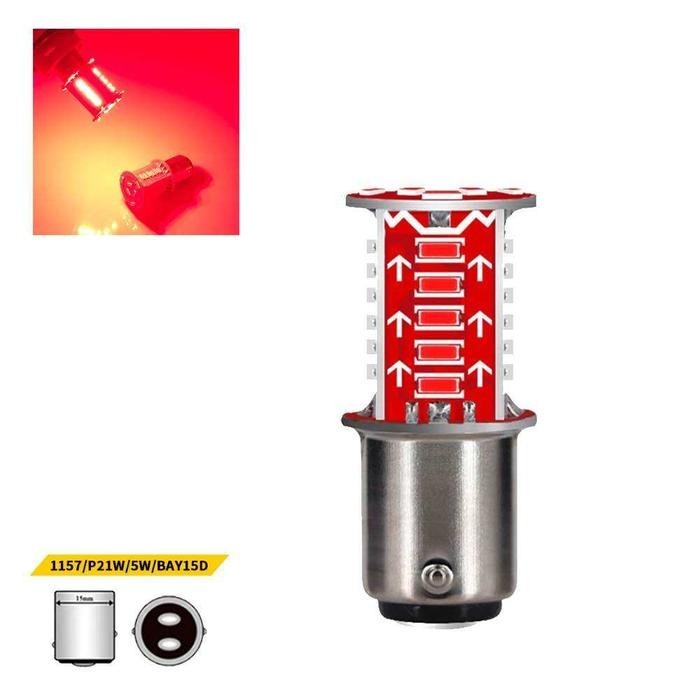 Lampu Stop Rem 30 LED Running Kedip 12 Volt Universal Bisa Ke semua Motor Motorcycle - Merah, Stop 3