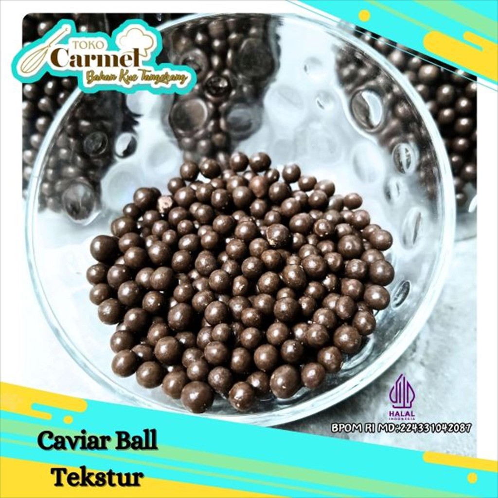 Caviar Choco Ball 2,5kg - Crispy Ball Coklat Biskuit Ekonomis 2