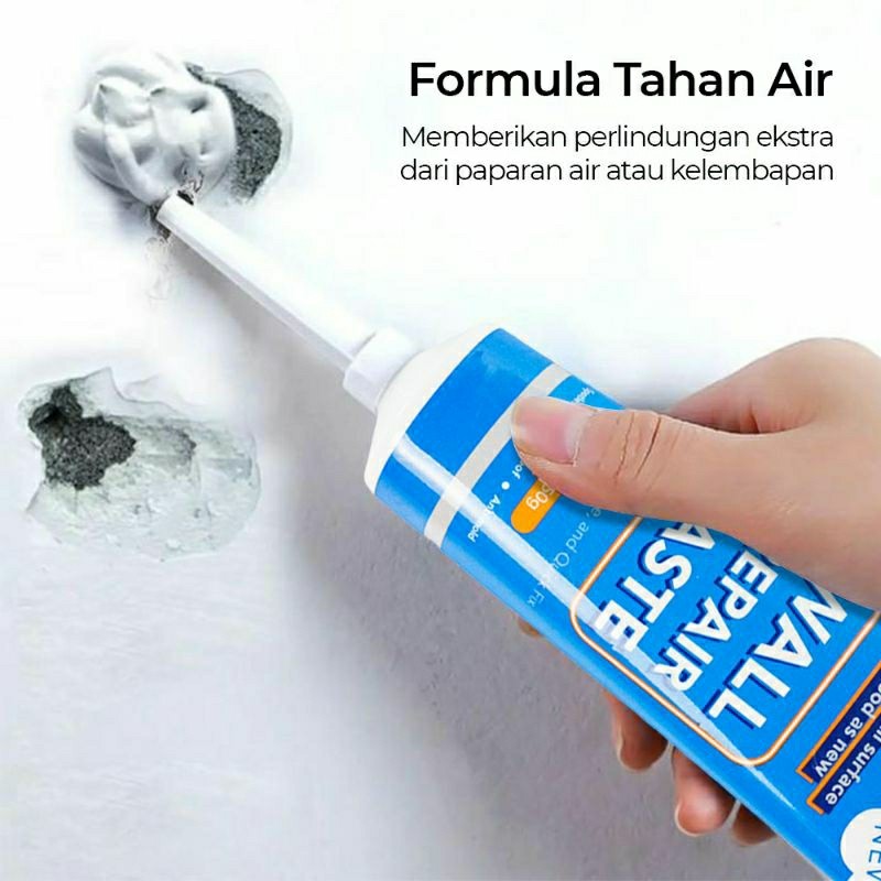 Semen Putih Dempul Tembok Instan Penutup Dinding Retak