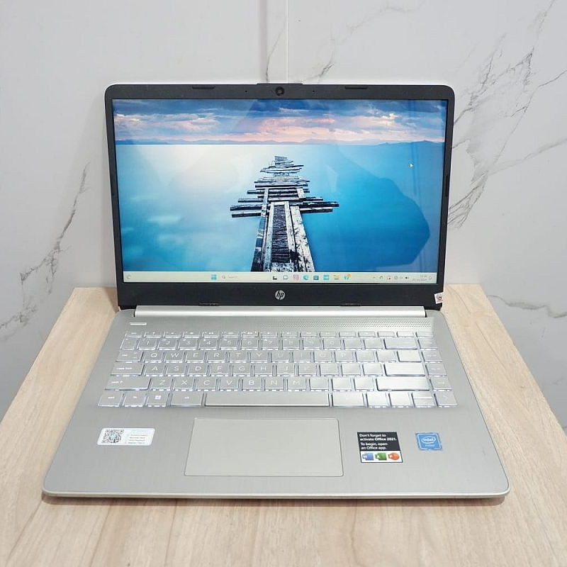 Laptop HP 14S-CF2516TU dq0508TU INTEL N4020 N4120 RAM 4GB SSD 256GB Normal Siap Pakai - Laptop Murah