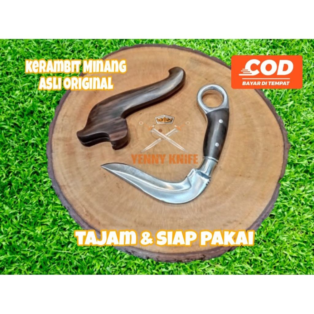 Karambit Minang Per Sepuh Tajam Desain Internasional Germany / kerambit asli