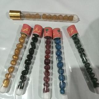 Kemasan Tabung Kaca Menyan Tanasir - Warna Biru Tersedia