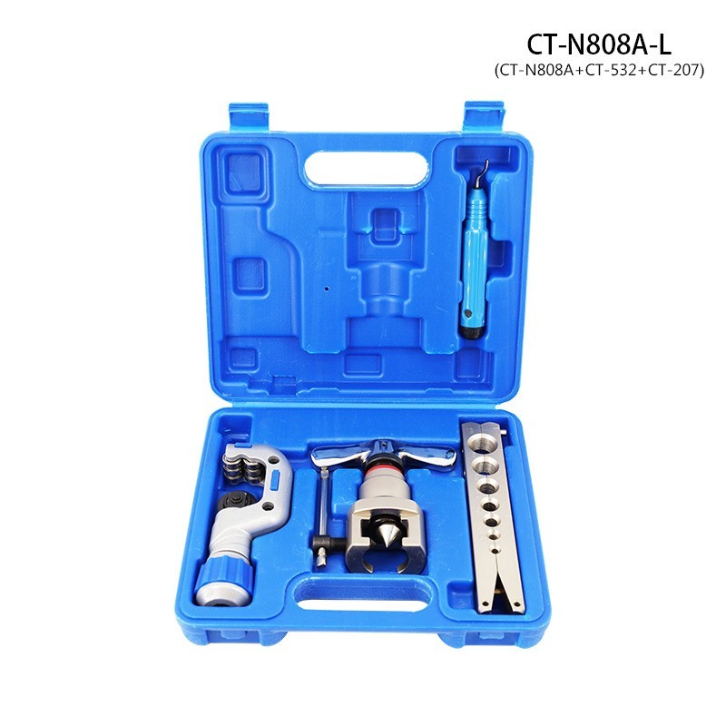 RF - Flaring Tool Set Eksentrik Flaring Pipa Ac Universal Metrik Dan Imperial Set Alat Perbaikan
