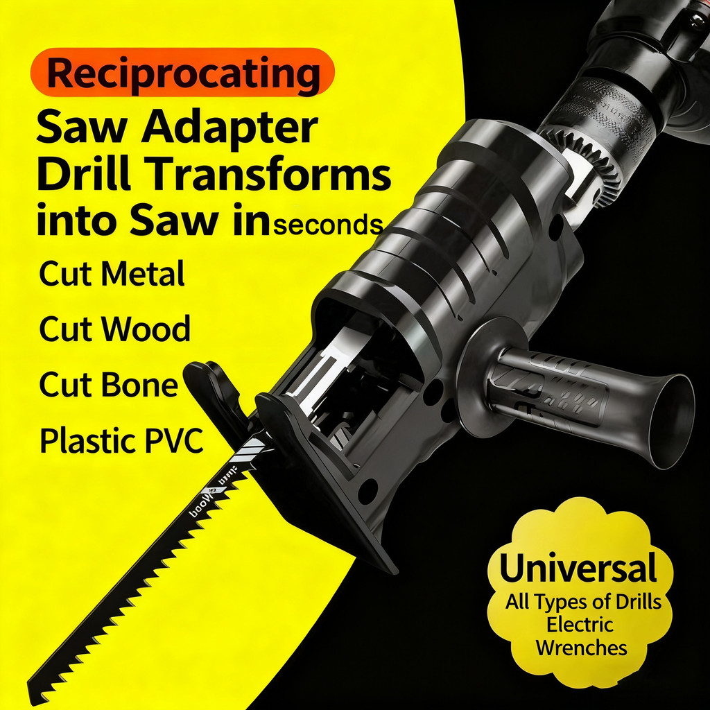 【Promotional Price】Reciprocating Saw Adapter / Gergaji Mesin Adapter Reciprocating Jigsaw / Electric