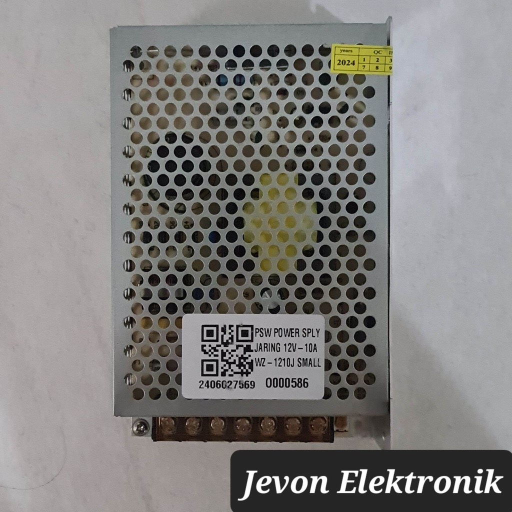 Power Supply PSU 12V 10A Murni 12 V Volt 10 A Ampere Trafo Travo