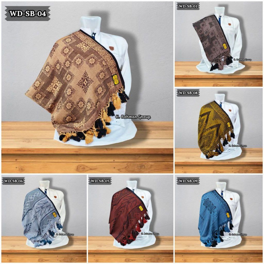 Sorban Rida Wadimor Subaiyah | Sorban Original Wadimor Arab Subaiyah Songket Timbul Halus Berkualita