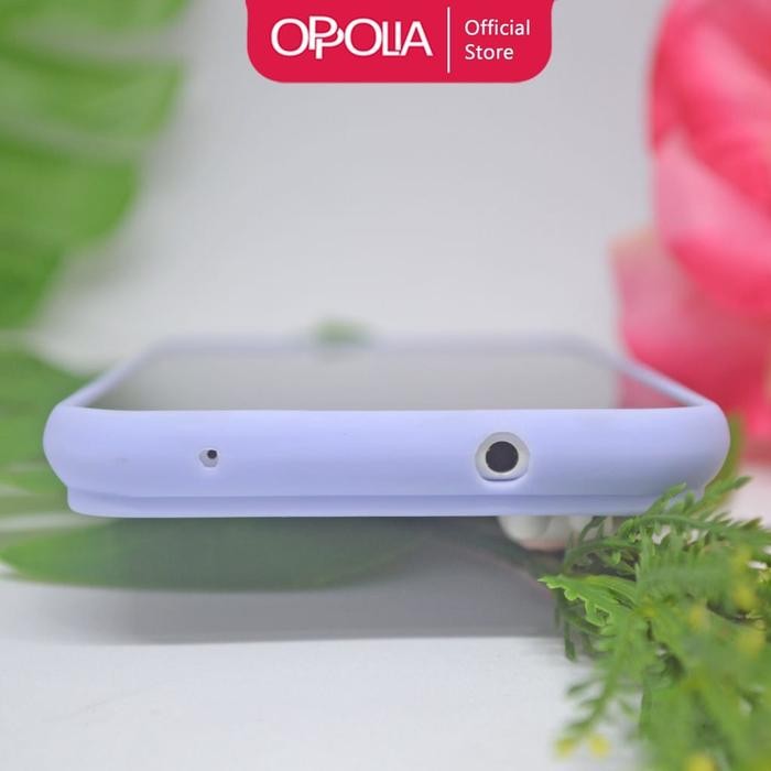 Oppolia Case Samsung Phone Slide Camera Karakter Color Protection Case - Hitam, Samsung A11/M11