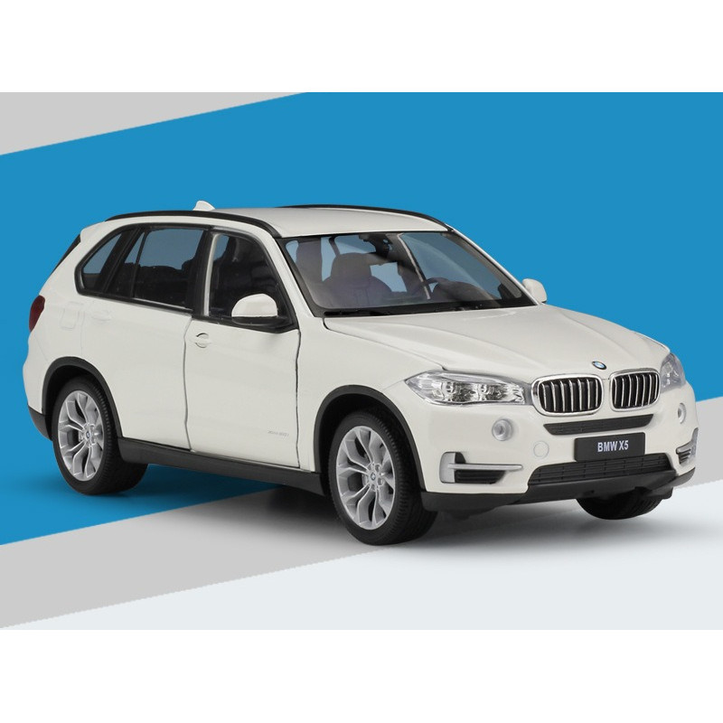 Welly 1:24 Bmw X5 White Off-road Vehicle Simulation Alloy Car Model Collection Gift Toy Die-casting 