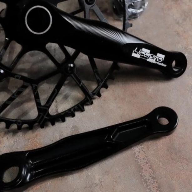 crank crankset litepro super hollow ht2 hollow tech superhollow ht 2 - crank set + bb