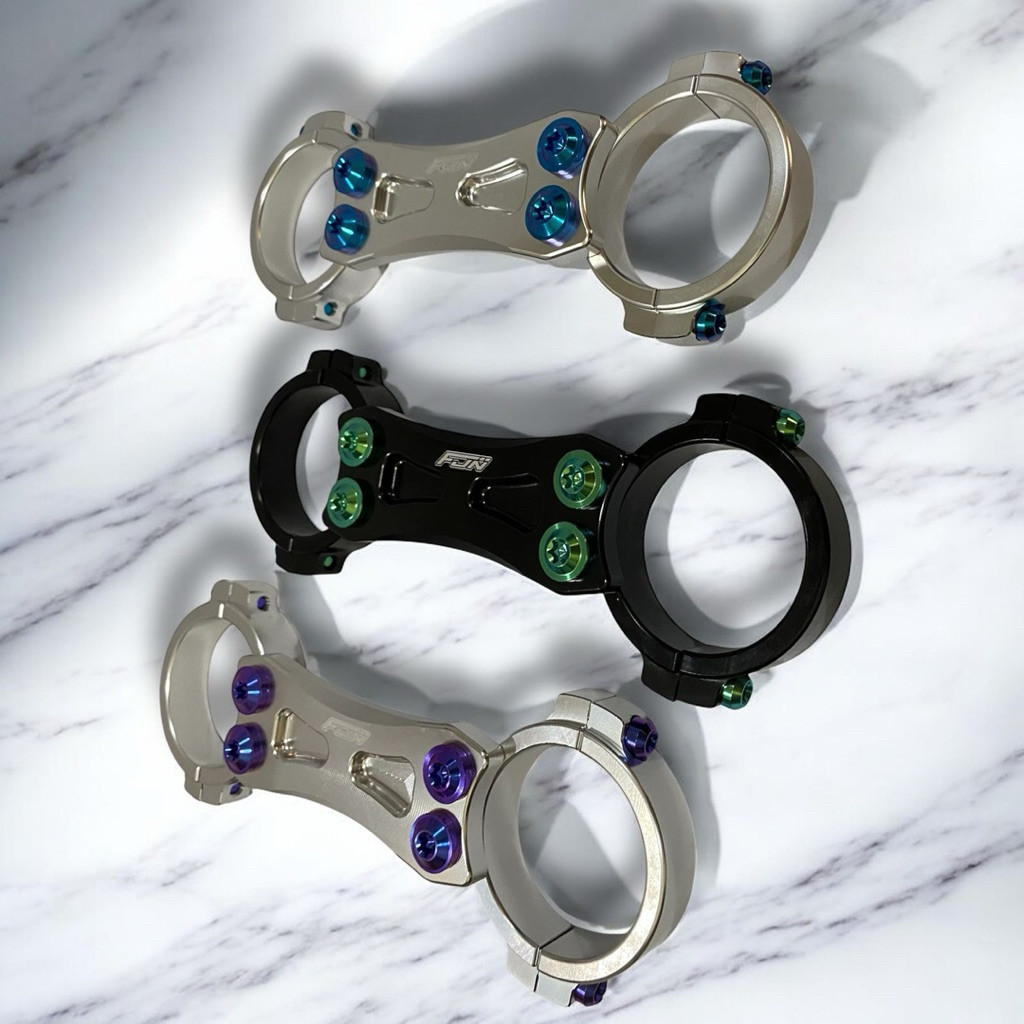 [FJN]BORGOL SHOCK NINJA RXKING STABILIZER FORK RX KING NINJA CNC + BAUT TITANIUM 8PC R RR SS