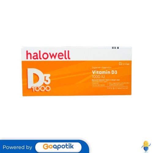 Halowell D3 1000 Iu Box 20 Tablet