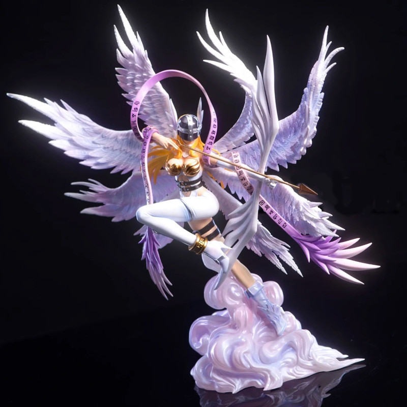 26cm gimon Adventure Figure Angewomon Figures Arery Angewomon Figurine Doll Statue Collection Model 
