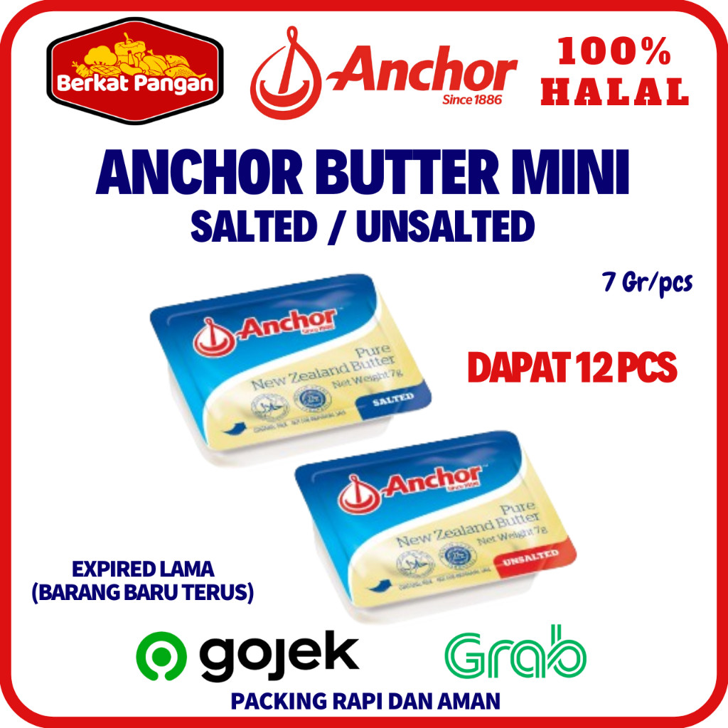 Anchor Unsalted Butter Mini Portion Unsalted Butter MPASI / Salted Butter Mini