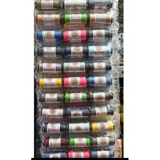 Benang Jahit 1 Lembar Isi 36 Pcs Warna Beragam