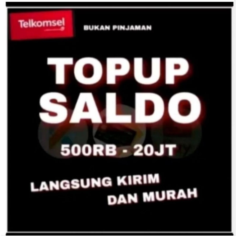 TERMURAH TOP UP SALDO/PULSA REGULER Telkomsel XL 500 sampai 1 juta bets seller 17