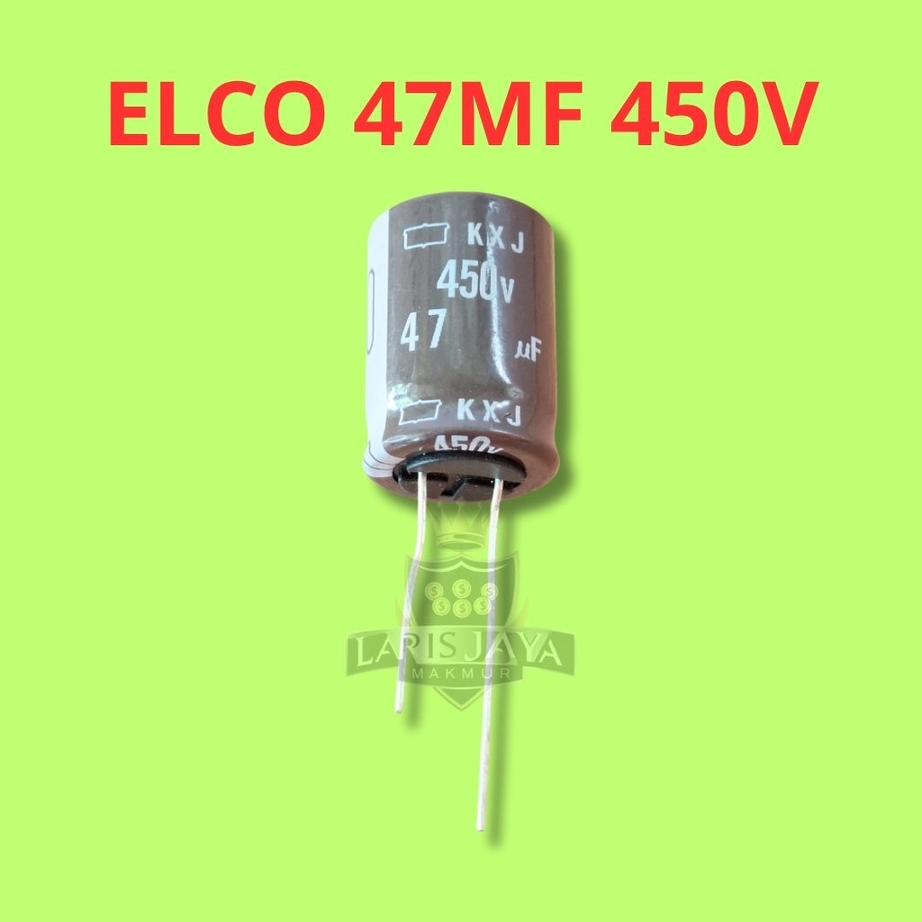 Kapasitor Elco 47UF 450V - Cocok untuk Audio High End & Sistem HV