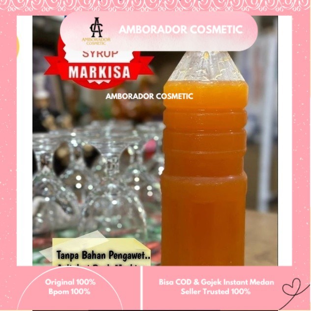 MH - RESEP MAK ABIE SIRUP MARKISA BRASTAGI MEDAN BERBULIR (1liter=1.3kg)