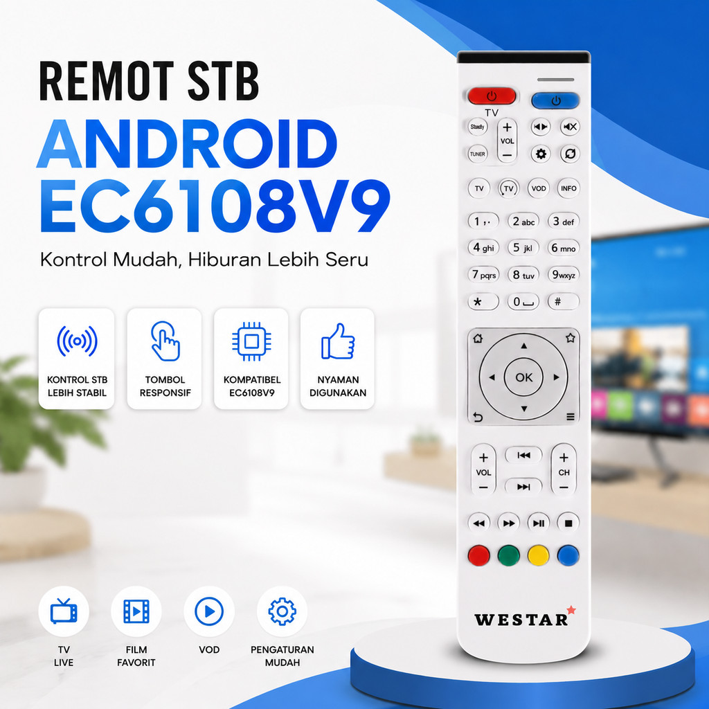 Remote STB EC6108V8 / Remot Set Top Box EC6108V9