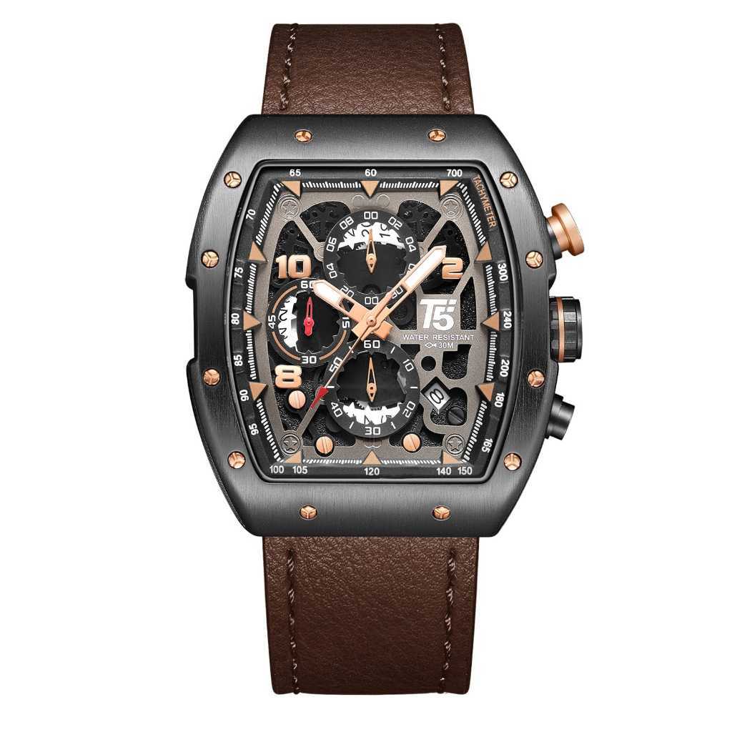Jam T5 H 3870 x T5 3720 Original Chronograph ( Chrono Aktif Semua ) / JAM TANGAN PRIA CHRONO
