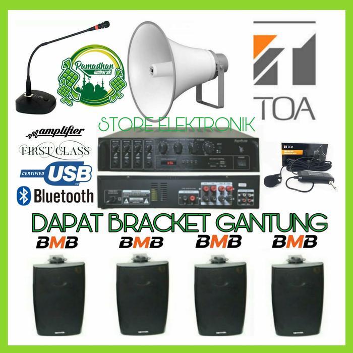 Paket Sound System BMB Kg 511 TOA Mesjid Mushola Indoor 4 - Outdoor 1