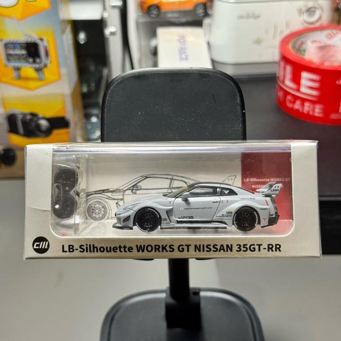 Cm Model r35 fighter grey LB-Silhouette WORKS GT NISSAN 35GT-RR grey abu New Sealed