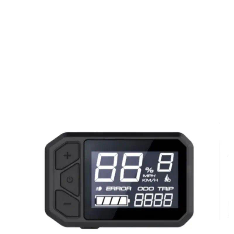 DMHC TC521 LCD Display Electric Bike Instrument Monitor e-Bike SpeederReplacement Parts Panel Bafang