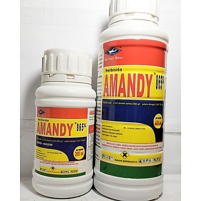 Amandy 865 SL 200 ml atau 400 ml herbisida sistemik selektif tanaman padi