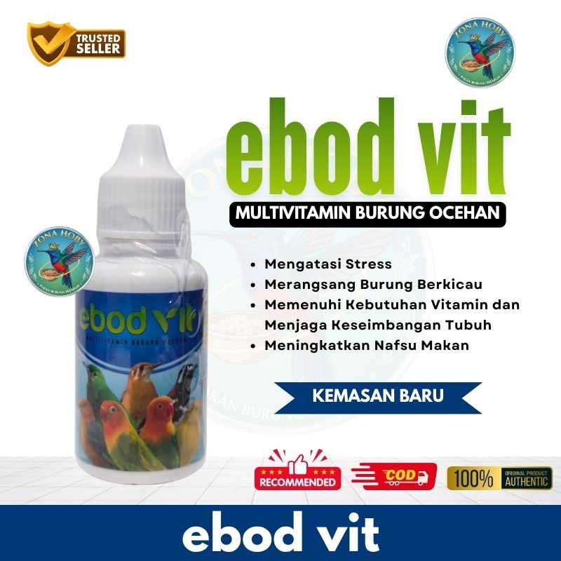 EBOD VIT EBOD JAYA VITAMIN BURUNG LOVE BIRD BURUNG KENARI  PLECI CEPAT GACOR
