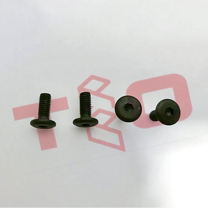 Baut JCBC M6x15 - JCBC M6 x 15 - Baut knockdown - baut kunci L - Hitam, 200