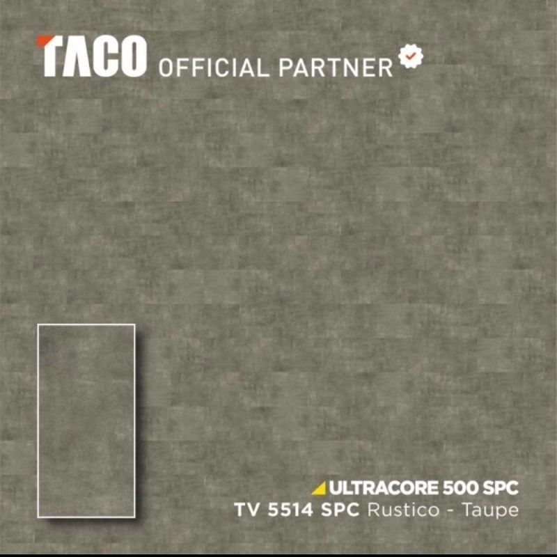 Lantai SPC Taco Stone 5mm ixpe / Lantai SPC Taco