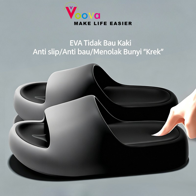 VOOVA Sendal Eva Pria Wanita / Sendal Karet Bantal Empuk / Sandal Anti Slip Warna Gradasi