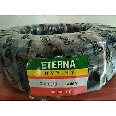 Promo KABEL ETERNA NYYHY 2X0,75 / KABEL SERABUT/ CABLE SERABUT ETERNA NYY-HY Diskon