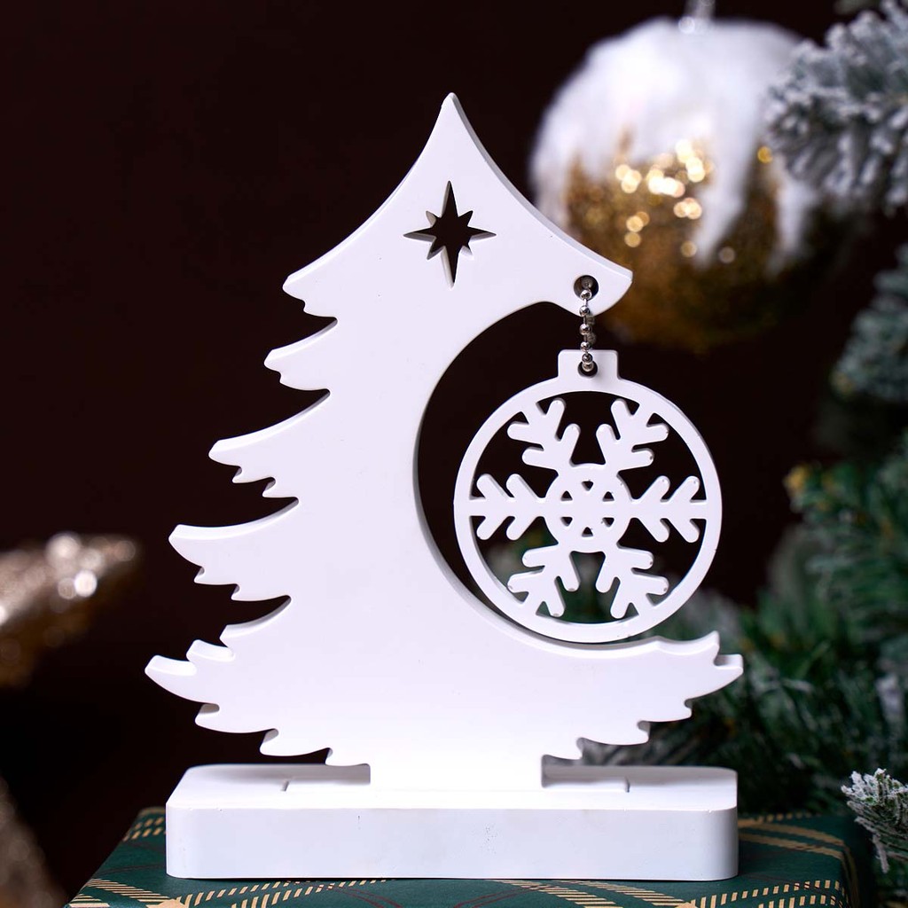 

Xmas Ornament Silicone Mold DIY Christmas Tree Snowflake Listing Plaster Resin Craft Casting Molds For DIY Home Table Decor