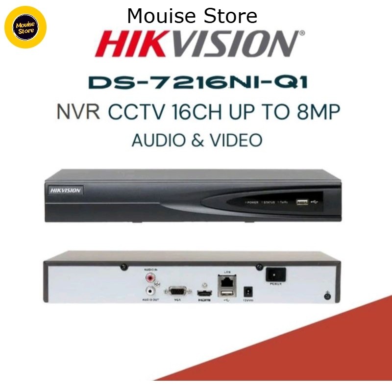 DS-7616NI-Q1 - HIKVISION NVR 16 CH