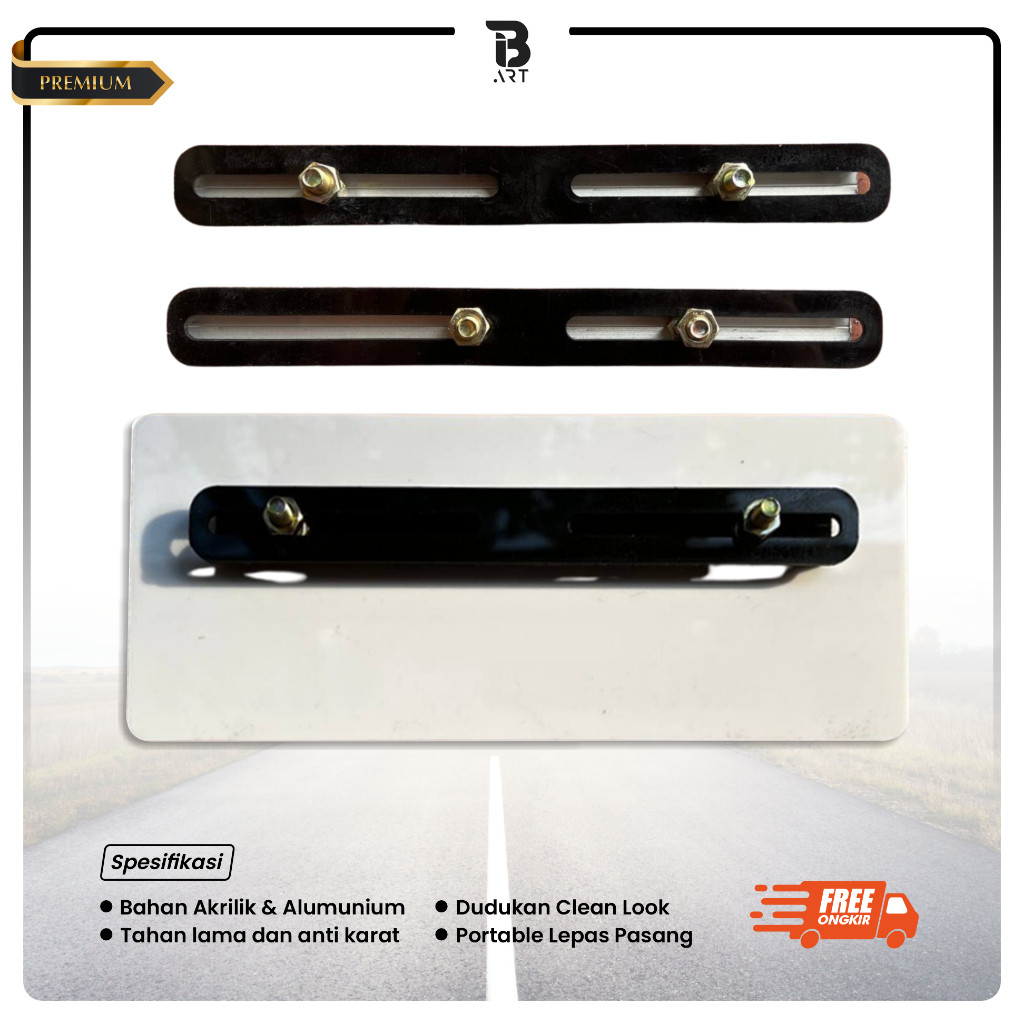 FRAMLESS PLAT NOMOR MOTOR / Dudukan plat nomor motor Variasi / Frameless plate motor / DUDUKAN PLAT 