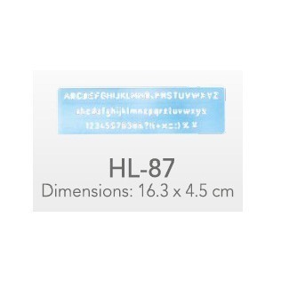 

BPP Penggaris Huruf Angka Butterfly 87