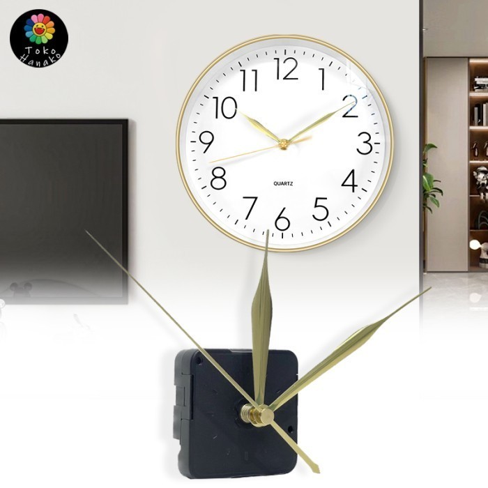 Mesin Jam Dinding Seiko Original/Mesin Jam Dinding Quartz/Mesin Jam Dinding Sweep/Mesin Jam Dinding 