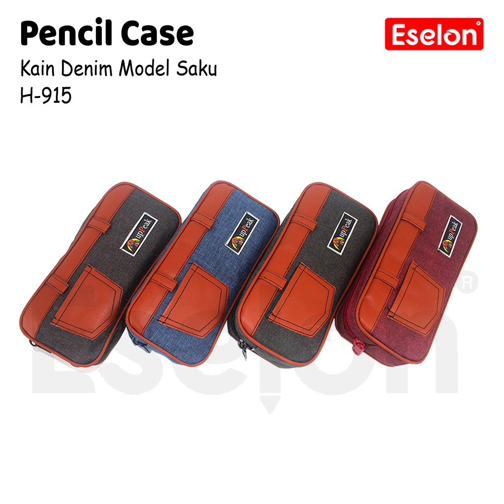 

Kotak Pensil Resleting Saku Denim / Tempat Pensil H-915