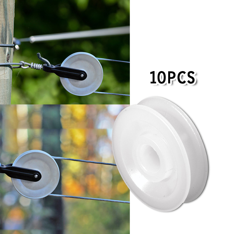 10pcs Pulley Plastik Roda Katrol Kecil 2x9.3mm Micro Mini Gear Motor DIY Model Toy